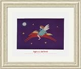 Angel on a Red Horse Framed Art Print by Sharon Pierce McCullough,28 in. x 24 in. Framed