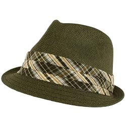 Vent Summer Light Stingy Fedora Trilby Hat Black L/XL