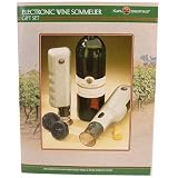 Napa Essentials: Electronic Wine Sommelier Gift set: Battery operated corkscrew and batter operated wine bottle vacuum sealer, including the Napa Essentials food and Wine pairing guide