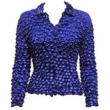 Long Sleeve Coin Fishscale Cardigan Popcorn Shirt