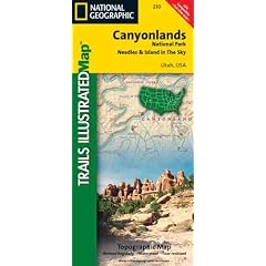 Canyonlands National Park Needles/Islands, Utah (Trails Illustrated - Topo Maps USA)