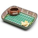 Football Stadium Chip And Dip Sports Serving Set