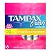 Tampax Fresh Tampons with Flushable Cardboard Applicator, Regular Absorbency, Scented, 18 tampons (Pack of 6)