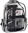 TrailMaker Clear PVC School Backpack/ Outdoor Backpack with Black Trim TrailMaker Clear PVC School Backpack/ Outdoor Backpack with Black Trim