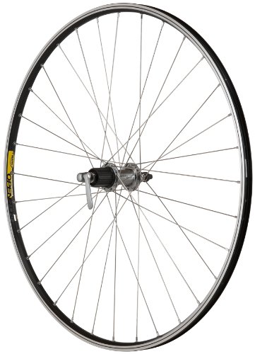 Avenir Shimano Ultegra/Mavic Open Sport 32H QR Double Butted Alloy Nipple Spokes Rear Wheel with 9/10 Speed Cassette Compatible Hub (Silver, 700 x 20mm)