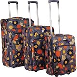 CalPak Palm Springs Expandable 3 Piece Luggage Set Luggage Sets