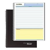Mead QuickNotes Action Planner,1 Subject,80 Sheets,8-1/2x11,BK