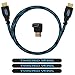Twisted Veins HDMI Cable 3-Pack, Premium HDMI Cord Type High Speed with Ethernet, Supports HDMI 2.0b 4K 60hz HDR on Most Devices and May Only Support 4K 30hz on Some Devices (3 ft, 3 Pack)