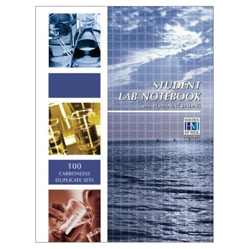 Student Lab Notebook: 100 Top Bound duplicate pages