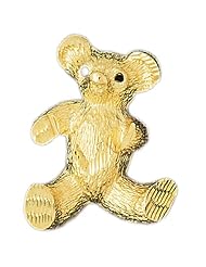 CleverEves 14K Gold Pendant Teddy Bear 11.5 - Gram(s)