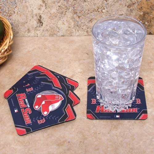 Boston Red Sox Set of Four Coasters