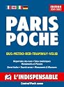 Plan de ville : Paris Poche, avec index des rues
