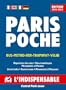 Plan de ville : Paris Poche, avec index des rues