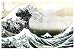 Katsushika Hokusai (The Great Wave off Kanagawa with border) Art Poster Print - 36x24