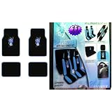 15-Piece Auto Interior Gift Set - 2 Hawaii Aloha Blue Front Low Back Bucket Seat... by BK