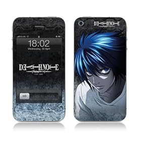 Diabloskinz Vinyl Skin/Decal for the Apple iPhone 4/4S - Death Note L