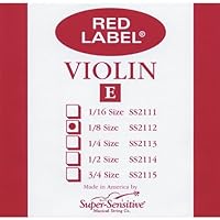 Super-Sensitive Red Label Violin E String, 4/4