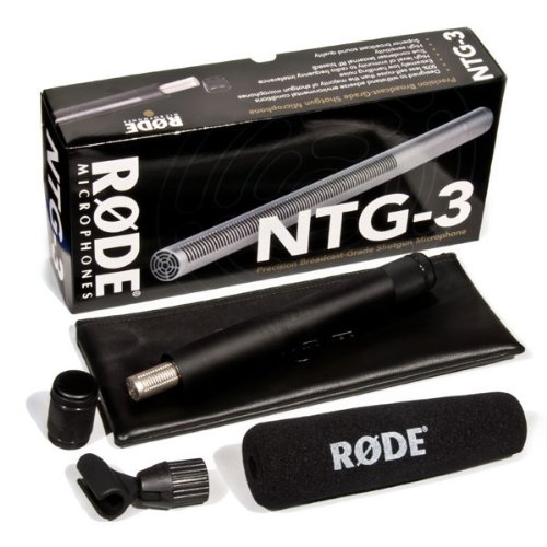 Rode NTG3 Condenser Shotgun Microphone with Storage Cylinder