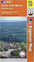 North York Moors: Western Area (OS Explorer Map)