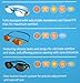 Speedo Adult Swim Goggles - Set of 3 (Assorted Darker Colors)