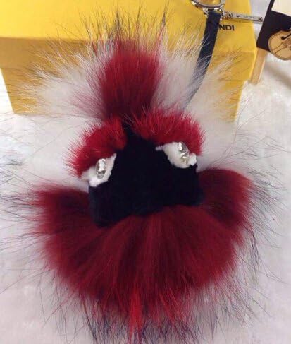 Talentote Cutebugs Original Fox Rabbit Fur Monster Keychain for Bags Cellphone Car Key Cbc-qxcb-081016 (No.7)