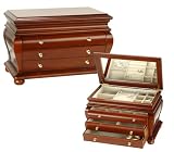 Walnut Jewelry Box with Mirror