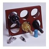 Wine Line WL-N041 6 Bottle Wooden Wine Rack