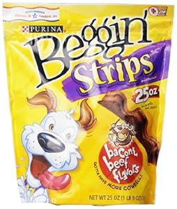Purina Beggin' Strips Beef Bacon, 25-Ounce