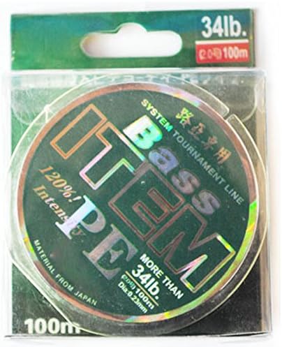Fishing Line Pe Line Super Super Braided Leisure 109-yard, 34 Lb