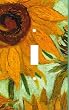Vincent Van Gogh Sunflowers Detail Decorative Switchplate Cover