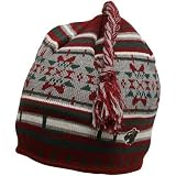 NHL Old Time Hockey Minnesota Wild Red Fission Tassel Knit Beanie