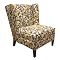 Camille Armless Chair - Granite