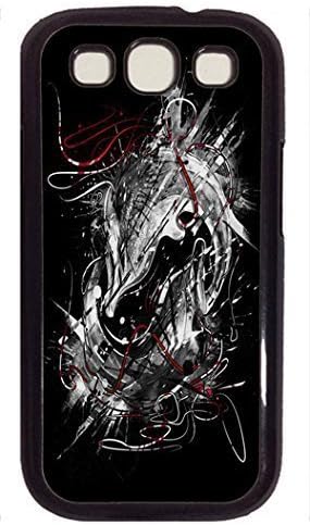 Slim Samsung Galaxy S3 I9300 Case Abstract Painting Mr. Typo Custom Snap on Fits Hard Back Case for Samsung Galaxy S3 I9300 by heywan