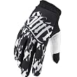 Shift Racing Intake Men's MotoX/Off-Road/Dirt Bike Motorcycle Gloves w/ Free B&F Heart Sticker Bundle - Black/White