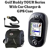 Golf Buddy Tour GPS Range Finder With Case and Micro USB Port Car Charger