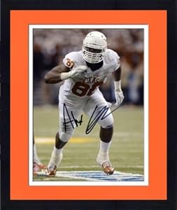 Framed Alex Okafor Autographed 8x10 Photo - Mounted Memories Certified - Autographed NFL Photos