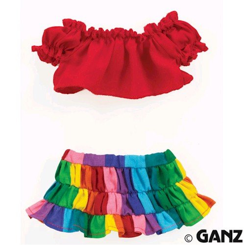 Webkinz Clothing Kaleidescope Skirt Set By Ganz