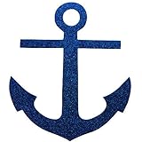 Glittered Anchor Cutouts 1 Dozen