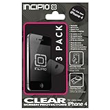 Incipio CL-454 Screen Protector for iPhone 4 - 3 Pack -Retail Packaging - C ....