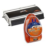 Juice Ja690 2400watt 2 Channel Amplifier With 8 Gauge Cable Kit