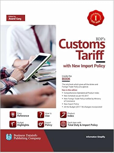 BDP's Customs Tariff with New Import Policy 