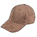 VANCOL Soft Faux Leather Suede Hat Baseball Cap Unstructured