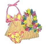 Puppet Workshop Girls Bathing Beauty Hula Bathing Suit (Asstd Colors)
