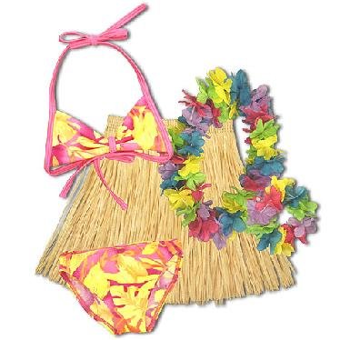 Buy Puppet Workshop Girls Bathing Beauty Hula Bathing Suit (Asstd Colors)
