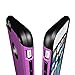 LUVVITT [Ultra Armor] Shock Absorbing Case Best Heavy Duty Dual Layer Tough Cover for Phone 6 / Phone 6s (4.7) - Black/Purple