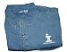 Illinois Central Split Rail Embroidered Denim Railroad Train