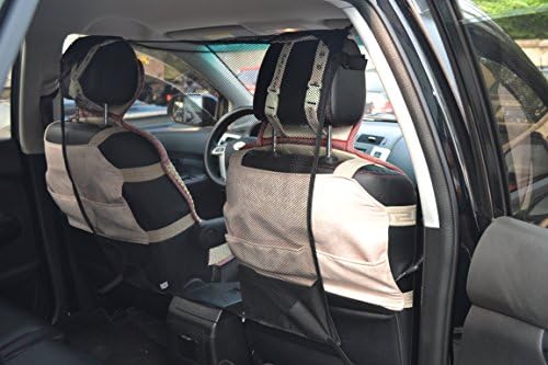 Rocpet SUV Pet Barrier - High See Through Net Vehicle Pet Barrier to Keep Dogs and Pet Hair Out of Front Seat
