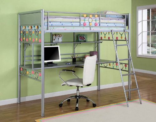 Powell Bauble Girls Twin Bunk Bed