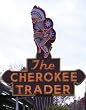 Catchy Gift Shop Sign, Cherokee, North Carolina - 16x20-inch - Fine-Art-Quality Photographic Print by Carol M. Highsmith