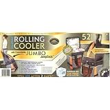 California Innovations 52 Cans+ice Collapsible Rolling Cooler with Expandable, Detachable Jumbo Tote